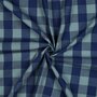 Verhees - Yarn Dyed Check Blauw/Groen - KATOEN