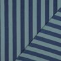 Verhees - Yarn Dyed Stripes Blauw/Groen - KATOEN