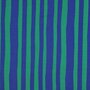 VERHEES X JENNIFER BOURON - Stripes Blauw/Groen - FRENCH TERRY (GOTS)