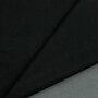 COUPON 120cm VERHEES Recycled Denim 110Z  / Jeansstof  BLACK WASHED STRETCH 