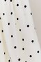 Mind the MAKER - Jolly Dots Creamy White/black - ECOVERO&trade; VISCOSE CREPE