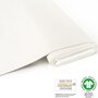 COUPON 110cm Fabrilogy - White - GOTS jersey