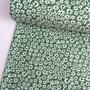 COUPON 50cm Cloud9 - Tiny Daisies Green - BOHEMIAN PARADISE - COTTON biokatoen