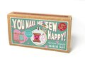 Cross Stitch Mini Kit - You make me sew happy!