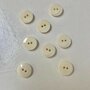 Off White 63 Galalith - 12mm