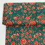 Festival Flowers Green - Indiase Blokprint Katoen