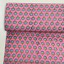 Flower Fan Pink - Indiase Blokprint Katoen