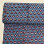 Flower Fan Blue - Indiase Blokprint Katoen
