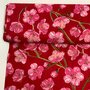 Hibiscus Red - Indiase Blokprint Katoen