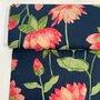 Waterlilly Night - Indiase Blokprint Katoen