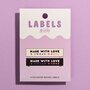 KYLIE &amp; THE MACHINE - MADE WITH LOVE AND SWEAR WORDS- LABELS 6 PACK