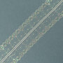 Lace White Iris Lurex 6cm 