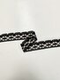 Lace Cotton Black Ecru 5cm 