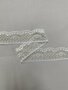 Lace White Gold Lurex 4cm 