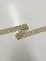 Lace Cotton Ecru Gold Lurex 3cm 