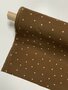 Kokka Japan - Brown Dots - FINE CORDUROY KATOEN