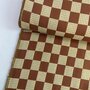 COUPON 105cm Fableism - Checkers Umber - KATOEN