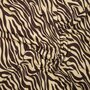 Zebra Brown FRENCH TERRY 