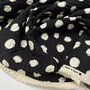 Sevenberry - Ripple Cloth Dots Black/Ecru COTTON