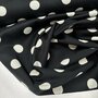 Sevenberry - Polkadot Black/Ecru COTTON TWILL 