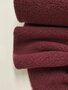 Toptex Wijnrood MERINO TEDDY 