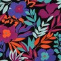 VERHEES - Colorful Blue Flowers- Lenzing Ecovero