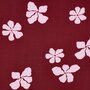 VERHEES - Burgundy Abstract Flowers - Lenzing Ecovero