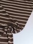 meetMilk - MOCHA Derby Striped Ribbed Jersey TENCEL&trade; Modal vezels