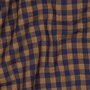 Verhees - Yarn Dyed Navy check - Double Gauze OEKO-TEX