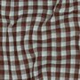 Verhees - Yarn Dyed Blue check - Double Gauze OEKO-TEX