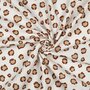 Verhees - Animal Skin Ecru - Double Gauze OEKO-TEX