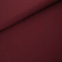 2e COUPON 25 CM Stoffonkel Solid Bordeaux JERSEY GOTS