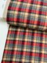 Toptex Rood/Zwart Check FLANEL BIOKATOEN 