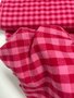 Cherries/Pink Vichy FLANEL KATOEN