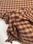 Olive/Bordeaux Vichy FLANEL KATOEN