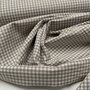 COUPON 90cm Verhees - Yarn Dyed CHECK Sand - POPLIN KATOEN