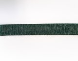Tassenband FOREST GREEN - SILVER LUREX 30mm €4 p/m_