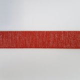 Tassenband CORAL - SILVER LUREX 30mm €4 p/m_