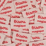 Ikatee -  BISOU MAGIQUE woven labels €6 per set_