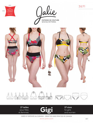Jalie 3671 Gigi bikini GIRLS-WOMEN €15