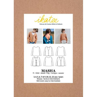 Ikatee - MASHA girl cardigan/sweater - 3-12y €14