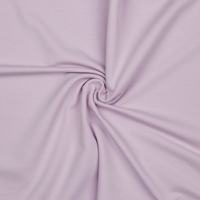 Verhees GOTS  - LIGHT LAVENDER Solid FRENCH TERRY
