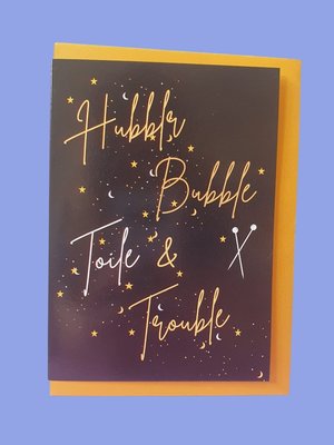 Sew Anonymous -  Kaart Hubble,Bubble, Toile & Trouble €3,50 p/s