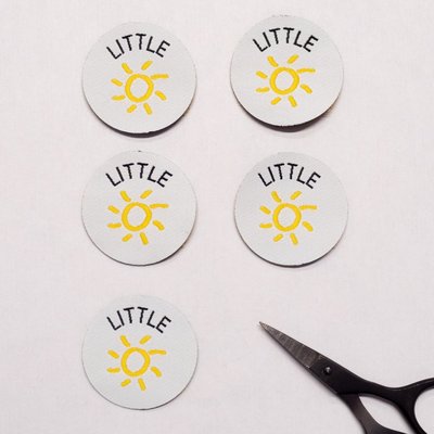 Ikatee -  Little Sunshine woven labels €6 per set