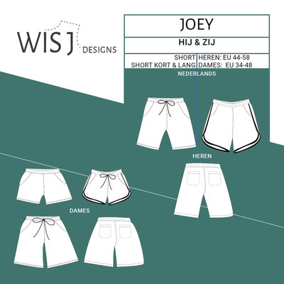 WISJ - Joey short kort&lang - his&hers  €12