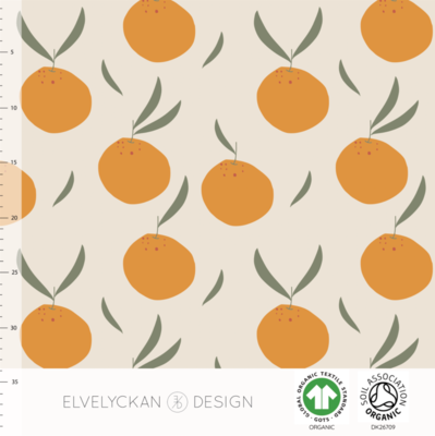 Elvelyckan  - Oranges creme 027 RIBBED KNIT €23 p/m