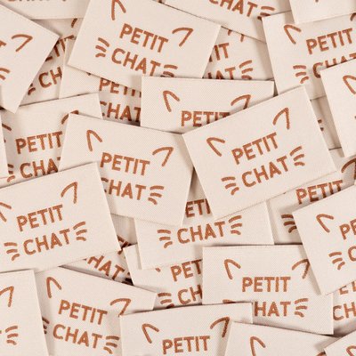 Ikatee -  PETIT CHAT woven labels