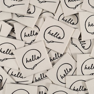 Ikatee - HELLO woven labels