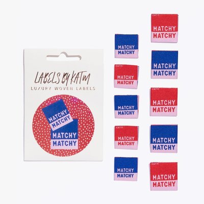 KYLIE & THE MACHINE - "Matchy matchy' 10 labels €7,25 per set