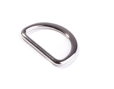 D-ring zilver 25mm